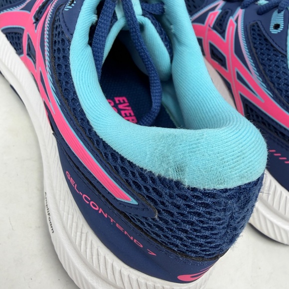 ASICS Gel-Contend 7 Amplifoam sole Blue and Pink Women’s Running Shoe Size 8.5 - Picture 6 of 9